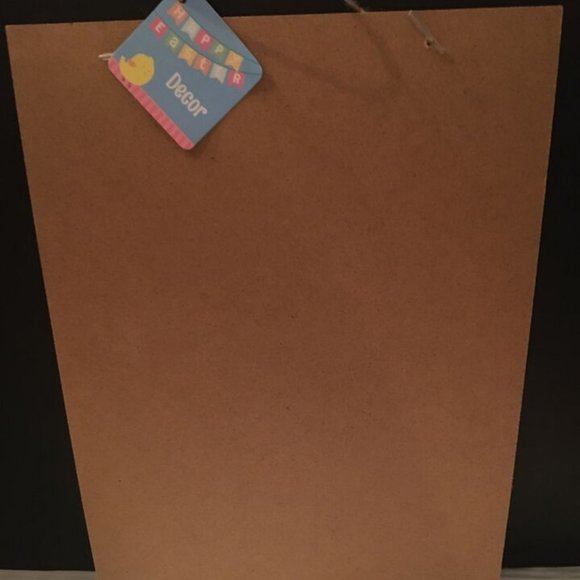 Happy Easter Wall Hanging Sign Rustic Wood Galvanized Metal - Picture 3 of 3